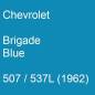 Preview: Chevrolet, Brigade Blue, 507 / 537L (1962).